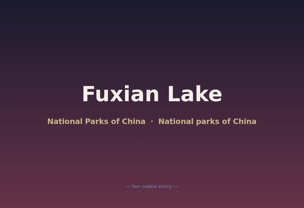 Fuxian Lake