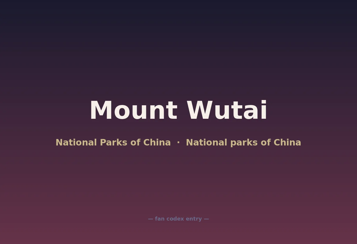 Mount Wutai